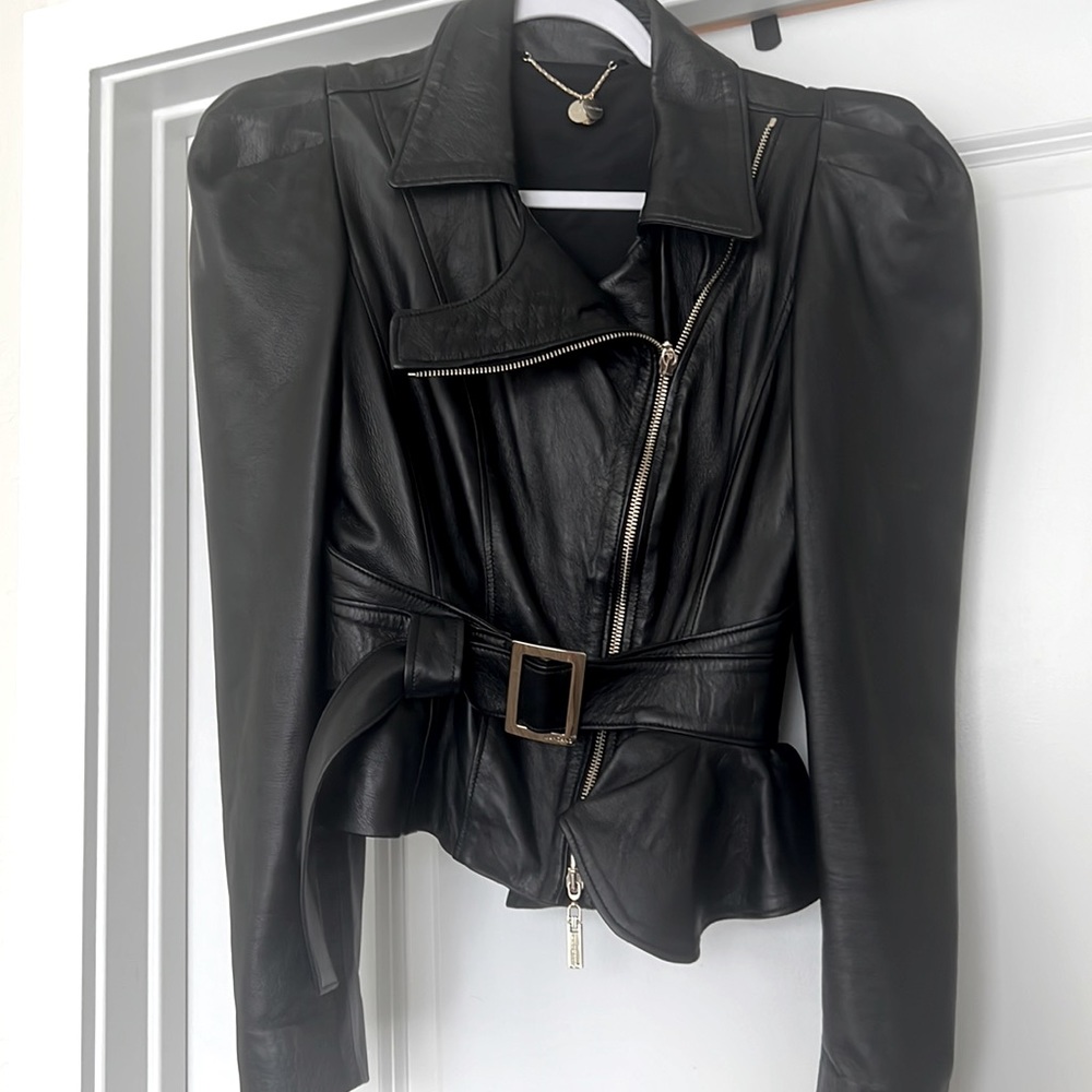 Real leather jacket. Size XS.